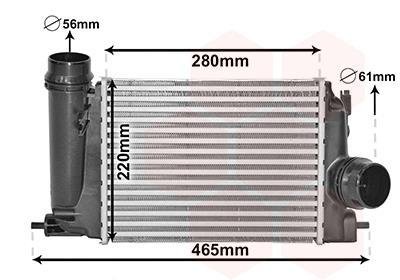 Інтеркулер NISSAN QASHQAI / RENAULT MEGANE Van Wezel 13014703 (фото 1)