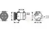 Компрессор кондиционера MEGANE/SCENIC 1.4/1.6 00- Van Wezel 4300K103 (фото 1)