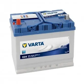 Аккумулятор 70Ah-12v BD(E24) (261х175х220),L,EN630 Азия VARTA 570 413 063
