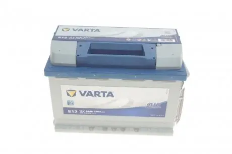 Акумуляторна батарея 74Ah/680A (278x175x190/+L/B13) Blue Dynamic E12 VARTA 574013068 3132