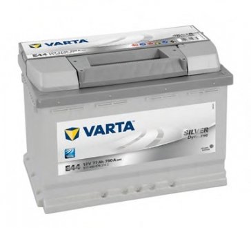 Акумуляторна батарея 77Ah/780A (278x175x190/+R/B13) Silver Dynamic E44 VARTA 577400078 3162