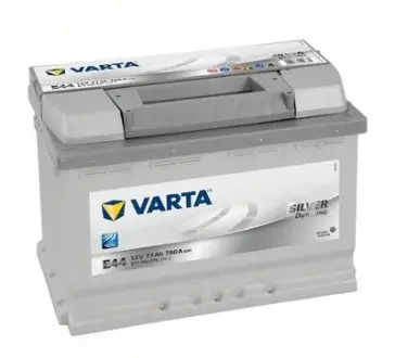 Акумуляторна батарея 77Ah/780A (278x175x190/+R/B13) Silver Dynamic E44 VARTA 577400078 3162