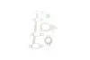 Комплект прокладок турбіни VW Golf IV 1.9 TDI 00-05 Vika 12531045901 (фото 1)