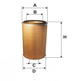 Фільтр повітряний RENAULT (TRUCK) /AM401/2 (WIX-Filtron UA) WIX FILTERS 93347E