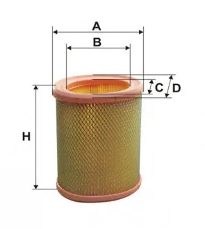 Фільтр повітряний Citroen Berlingo/Peugeot Partner 1.1i 96- WIX FILTERS WA6485