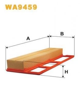 Воздушный фильтр WIX FILTERS WA9459 (фото 1)