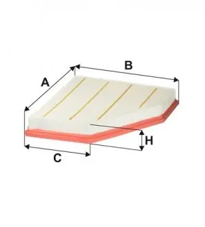 Фильтр воздушный BMW 1 (F20/F21)/2 (F22/F23)/3 (F30/F31/F34)/4 (F32/F33/F36) 2.0/3.0 B48/B58 16- WIX FILTERS WA9824