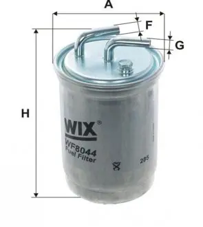 Фільтр паливний Ford Fiesta/Escort 1.8D 89-02/Mazda 121 1.8D 96-03 WIX FILTERS WF8044