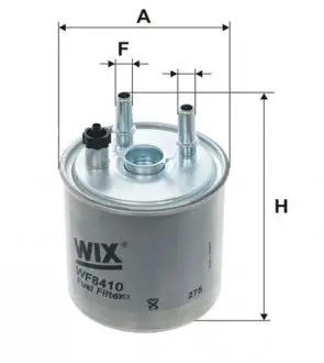 Фільтр паливний Renault Kangoo 1.5dCi 08- WIX FILTERS WF8410