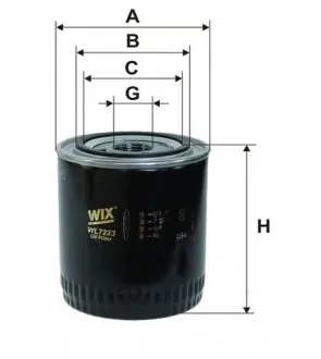 Фільтр оливи двигуна й Bentley, Jaguar, Rolls Royce (Wix-Filtron) WIX FILTERS WL7223