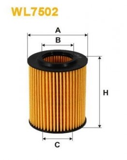 Фильтр масла WIX FILTERS WL7502