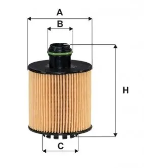Фільтр масляний Fiat Doblo/Fiorino/Punto/Qubo 1.3 D Multijet 13- WIX FILTERS WL7539