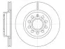 Тормозной диск перед. A3/Caddy/Golf/Jetta/Leon/Octavia/Toledo 03- WOKING D664710 (фото 1)