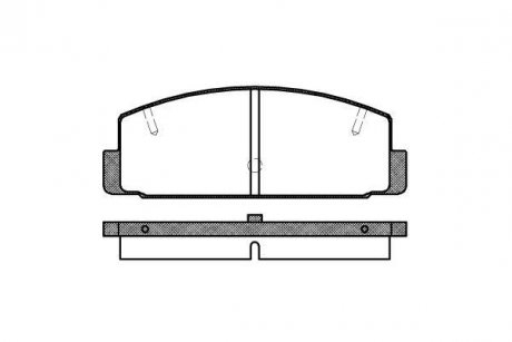 Тормозные колодки зад. Mazda 6/626 1.8-2.5 99-13 WOKING P0793.20