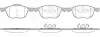 Гальмівні колодки пер.FORD C-MAX/FOCUS/MAZDA 3/5/VOLVO V40/S40/C70/C30 1.0-2.5 03-19 WOKING P11823.00 (фото 1)