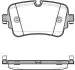 Колодки тормозные дисковые Audi Q7 15&gt; / задн (P17683.08) WOKING P1768308 (фото 1)