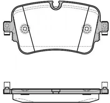 Колодки гальмівні диск. задн. (Remsa) Audi Q7 15> (P17683.08) WOKING P1768308
