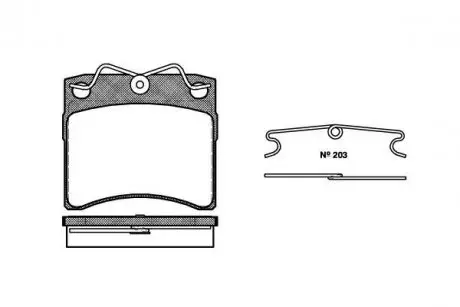 Тормозные колодки пер. Transporter (96-03) WOKING P2853.00