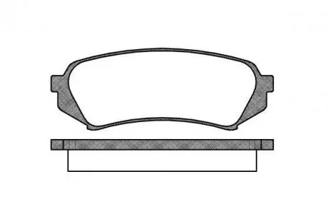 Тормозные колодки зад. Toyota Land Cruiser 98-07 (sumitomo) WOKING P6063.00