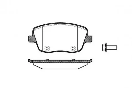 Тормозные колодки пер. VW Polo 02-/Skoda Fabia 99-14 (TRW) WOKING P6753.00