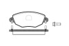 Тормозные колодки пер. Mondeo III/Jaguar X-TYPE 00- (Bosch) WOKING P6763.00 (фото 1)