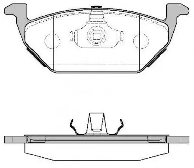 Гальмівні колодки пер. Caddy III/Golf V/Passat B6/Octavia A5 WOKING P7333.00