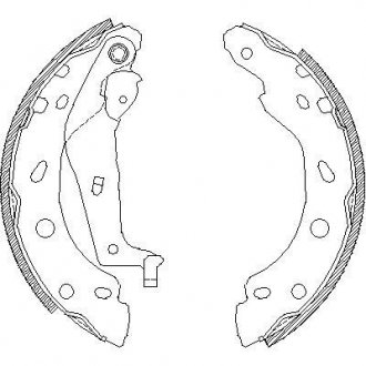 Тормозные колодки зад. Smart 98-07 (Bosch) WOKING Z4001.00