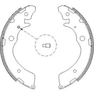 Тормозные колодки зад. Honda Accord III/IV 85-93/Suzuki Jimny 98-(Akebono) WOKING Z4383.00