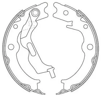 Тормозные колодки задние EPICA/LACETTI /NUBIRA/LACETTI/FIAT DOBLO/PORSCHE BOXSTER 1.2-3.4 00- WOKING Z4627.00