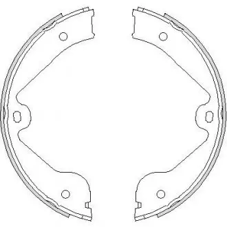 Колодки ручного гальма Touareg 02-10/Cayenne 02-07/LR III 02-12/Audi Q7 06-15 (VAG) WOKING Z4735.00
