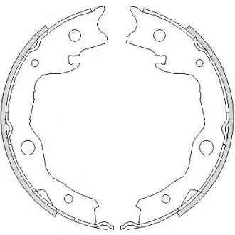 Тормозные колодки зад. Leaf/Tiida/Pulsar/Sentra/Juke/Cube/Qashqai/XTrail/RAV 4/Koleos 07- WOKING Z4752.00