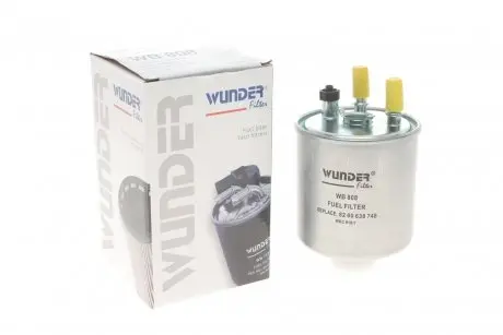 Фильтр топливный Renault Kangoo 1.5dCi 08- WUNDER FILTER WB 808