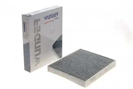 Фильтр салона Ford Fiesta 01-10/Fusion 02-12 (угольный) WUNDER FILTER WPK 507