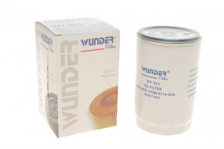 Фільтр оливи WUNDER WUNDER FILTER WY 551 (фото 1)