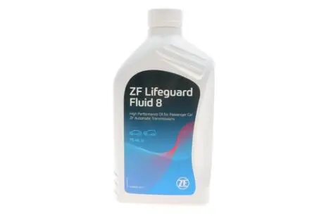 Масло АКПП ATF (1L) Lifeguard Fluid 8 ступка (зеленая) (S671.090.312) ZF 550030472