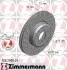 Диск тормозной (передний) BMW 1 (F20)/3 (F30/F80)/4 (F32/F82) 11-(370x30) (с покрытием) (вент.) ZIMMERMANN 150.2905.20 (фото 1)