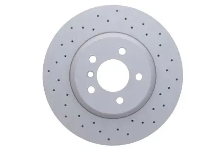 Диск тормозной (передний) BMW 5 (F10/F11)/6 (F06/F13) 09- (348x30) (с покрытием) (с отверстиями (вент.) ZIMMERMANN 150.3483.52