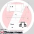 Колодки тормозные (задние) VW Golf/Passat 05-13/Skoda Superb 08- (Lucas-Girling) (с аксессуарами) ZIMMERMANN 23914.170.3 (фото 1)